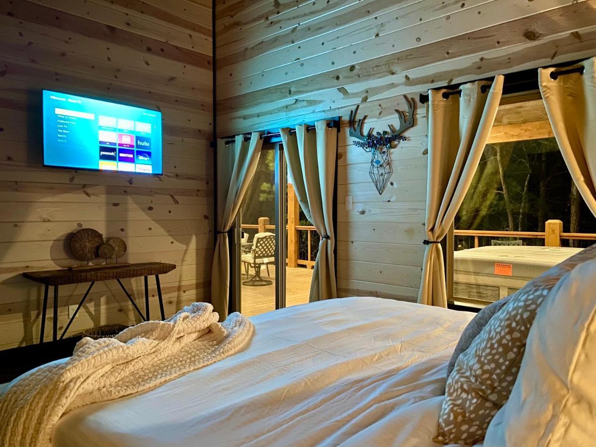 New Luxury Cabin, Hot Tub, Forest Views,Hotel Style Amenities Broken Bow Luaran gambar
