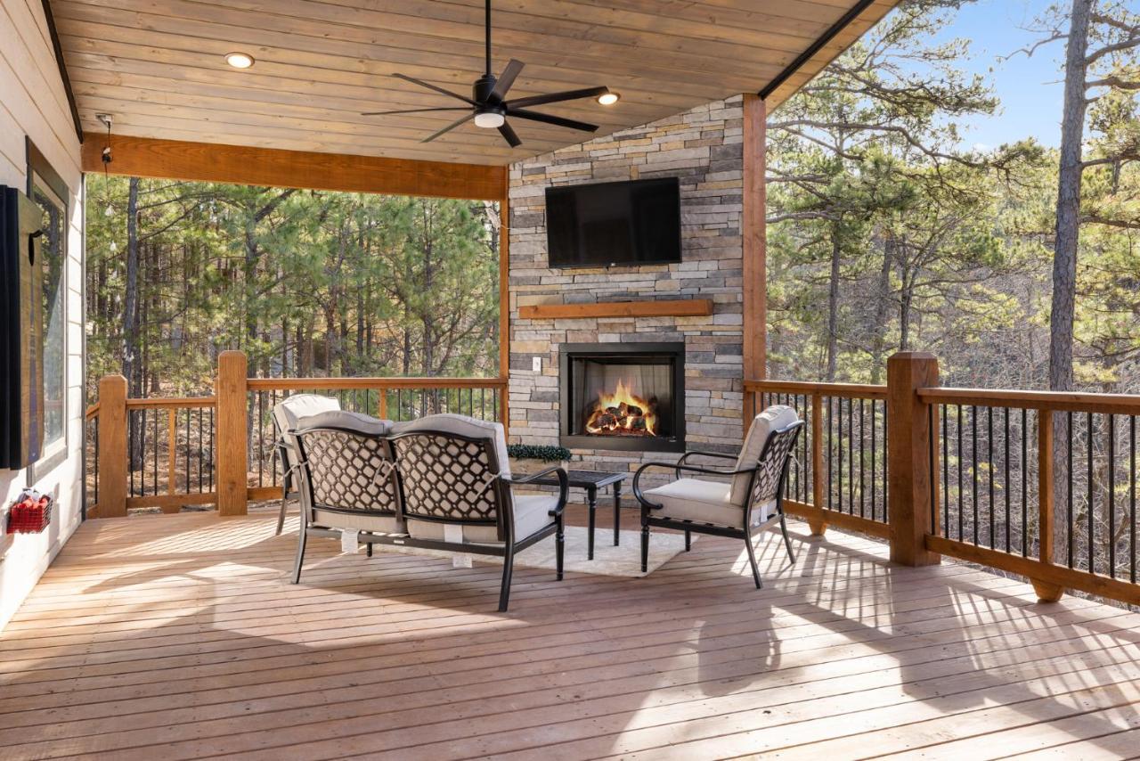 New Luxury Cabin, Hot Tub, Forest Views,Hotel Style Amenities Broken Bow Luaran gambar